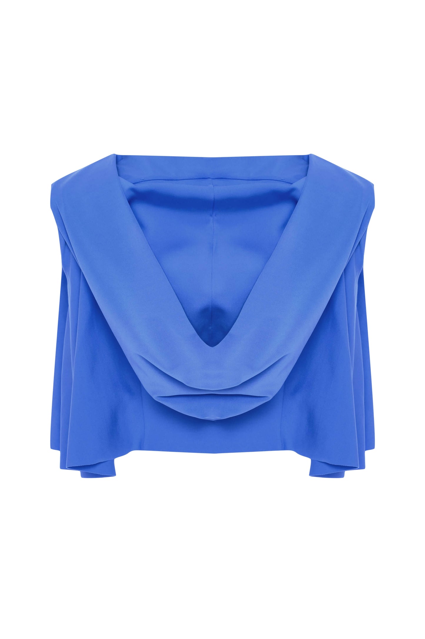 JENDUE Cècile Crop and Vest - Designer Zip-Up Bolero Top