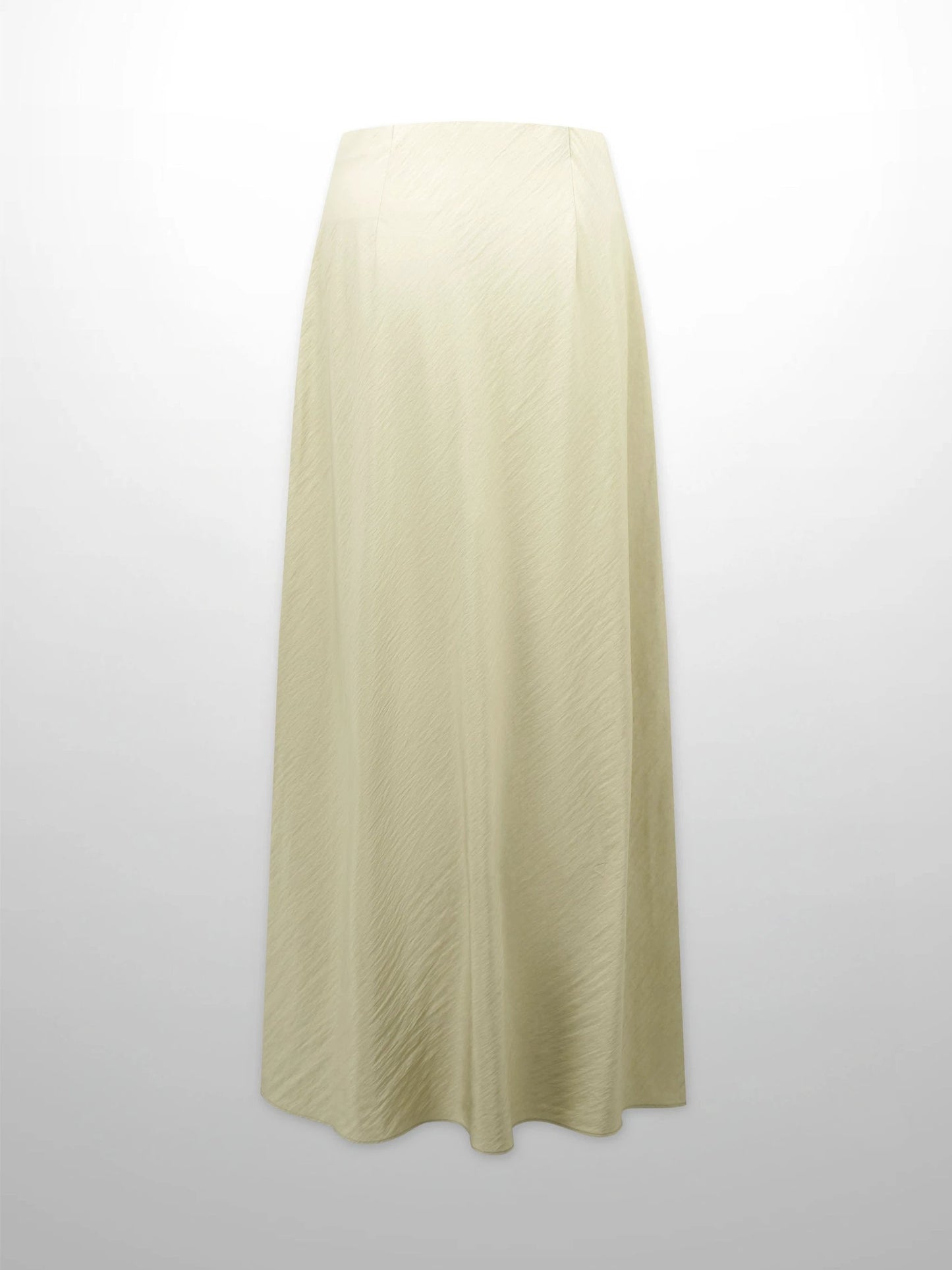 Crinkle Cotton Skirt 37"-Tan by Hailey