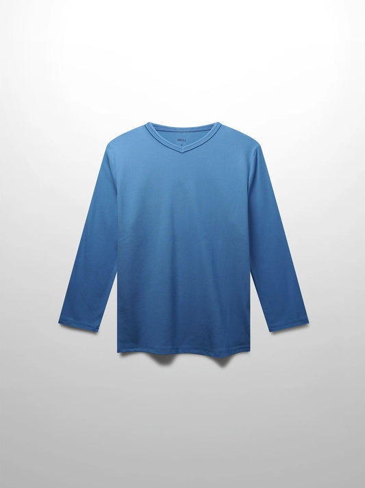 RIBBED HIGH V 3Q-PERIWINKLE BLUE by MELI