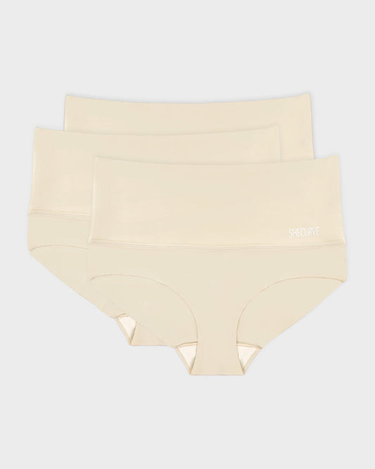 High-Waisted Tummy-Control Briefs — 3 Pack