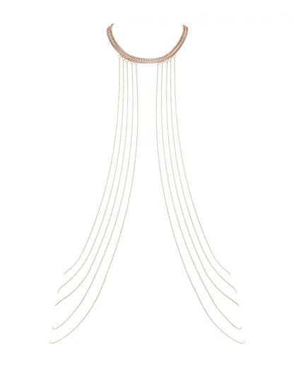 Gold Draped Body Chain Obsessive Bijou - Ansley Effect