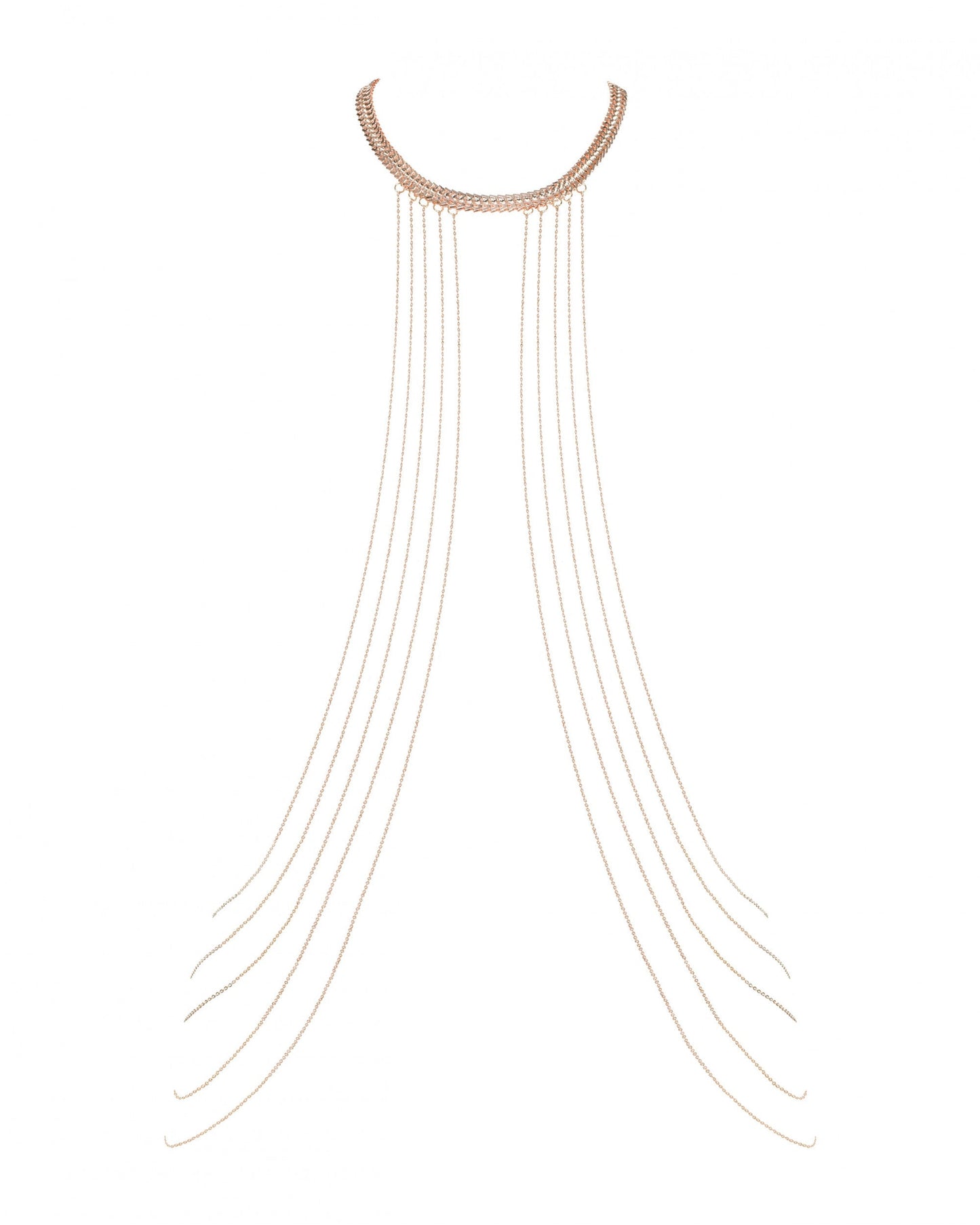 Obsessive Bijou Gold Draped Body Chain