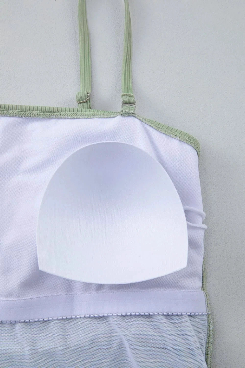 Ribbed Drawstring Sides Cutout One Piece Swimsuit by Trendsi