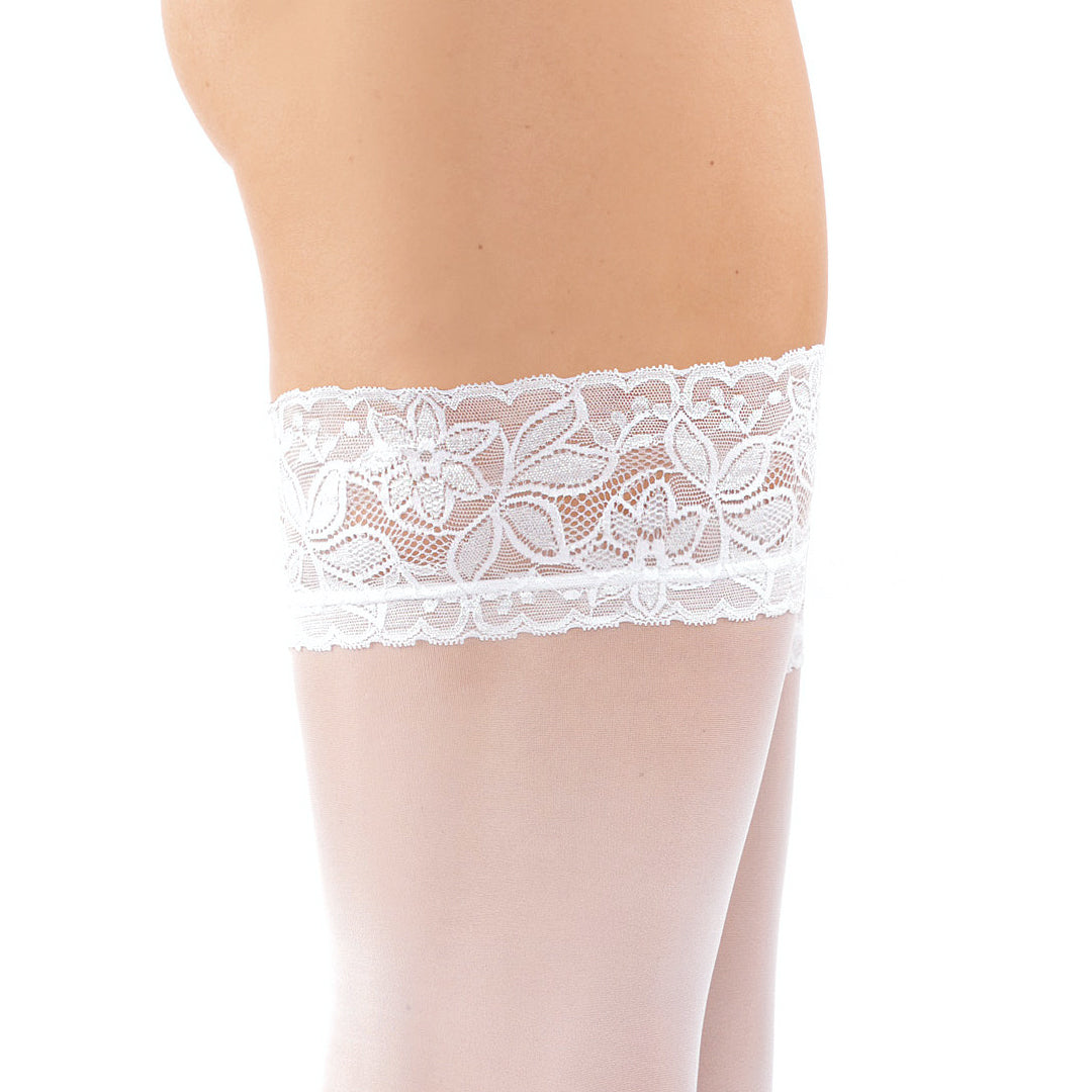Gorteks Stockings Elegant Lace Hold-Up Bridal 15 Den