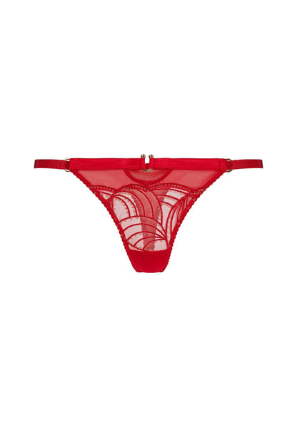 Gossard Viva Red Sheer Thong Panty