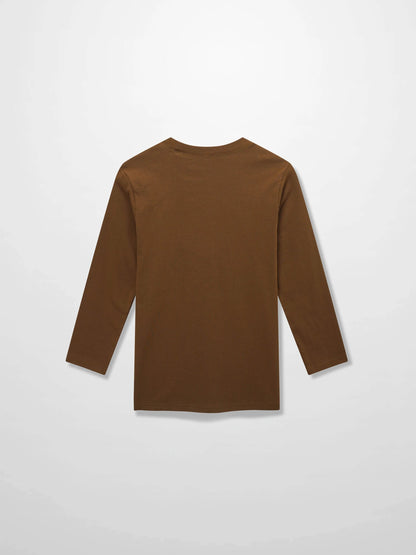 CLASSIC TEE 3Q-BROWN by MELI