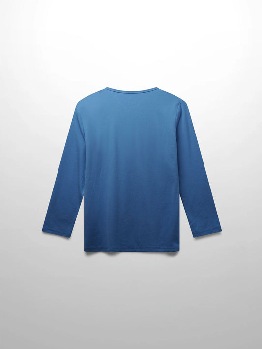 RIBBED HIGH V 3Q-PERIWINKLE BLUE by MELI