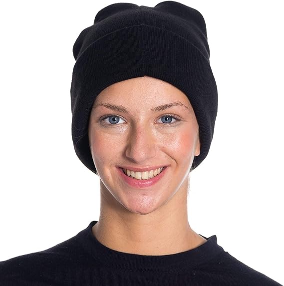 Soft Knit Winter Beanie for Women Warm Stretchy Acrylic Hat 1 Pack - Ansley Effect