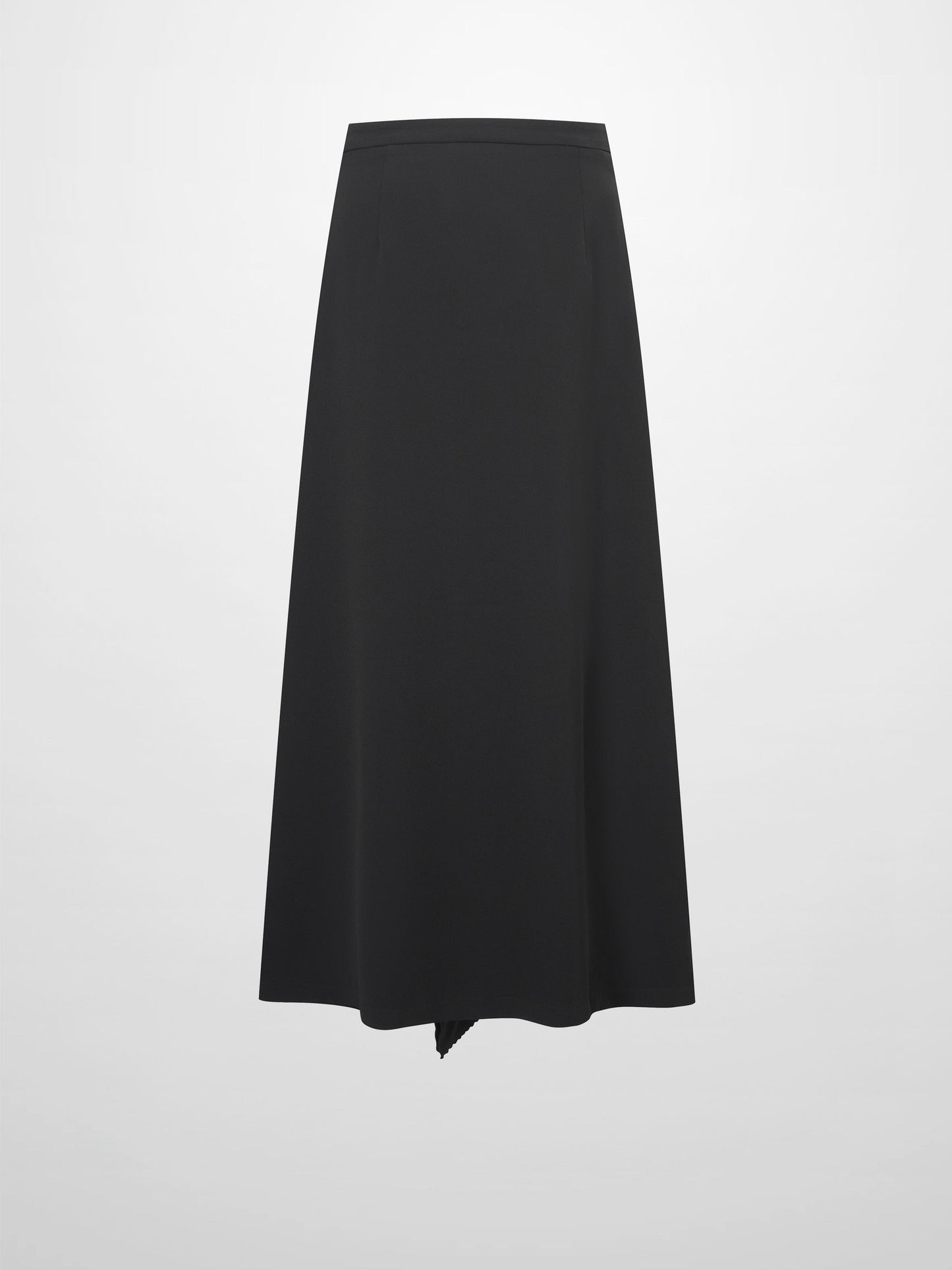 Side Ruffle Skirt-Black by MEENA