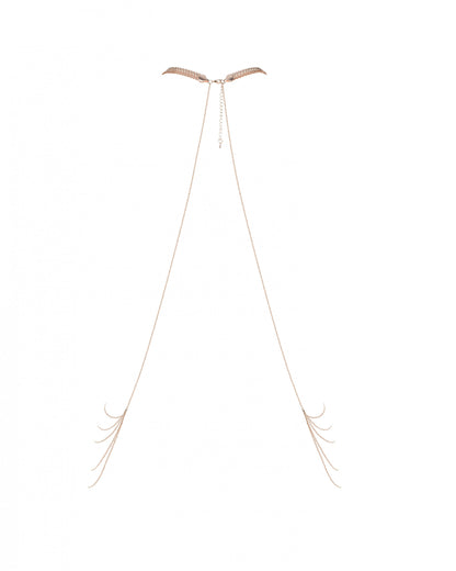 Obsessive Bijou Gold Draped Body Chain