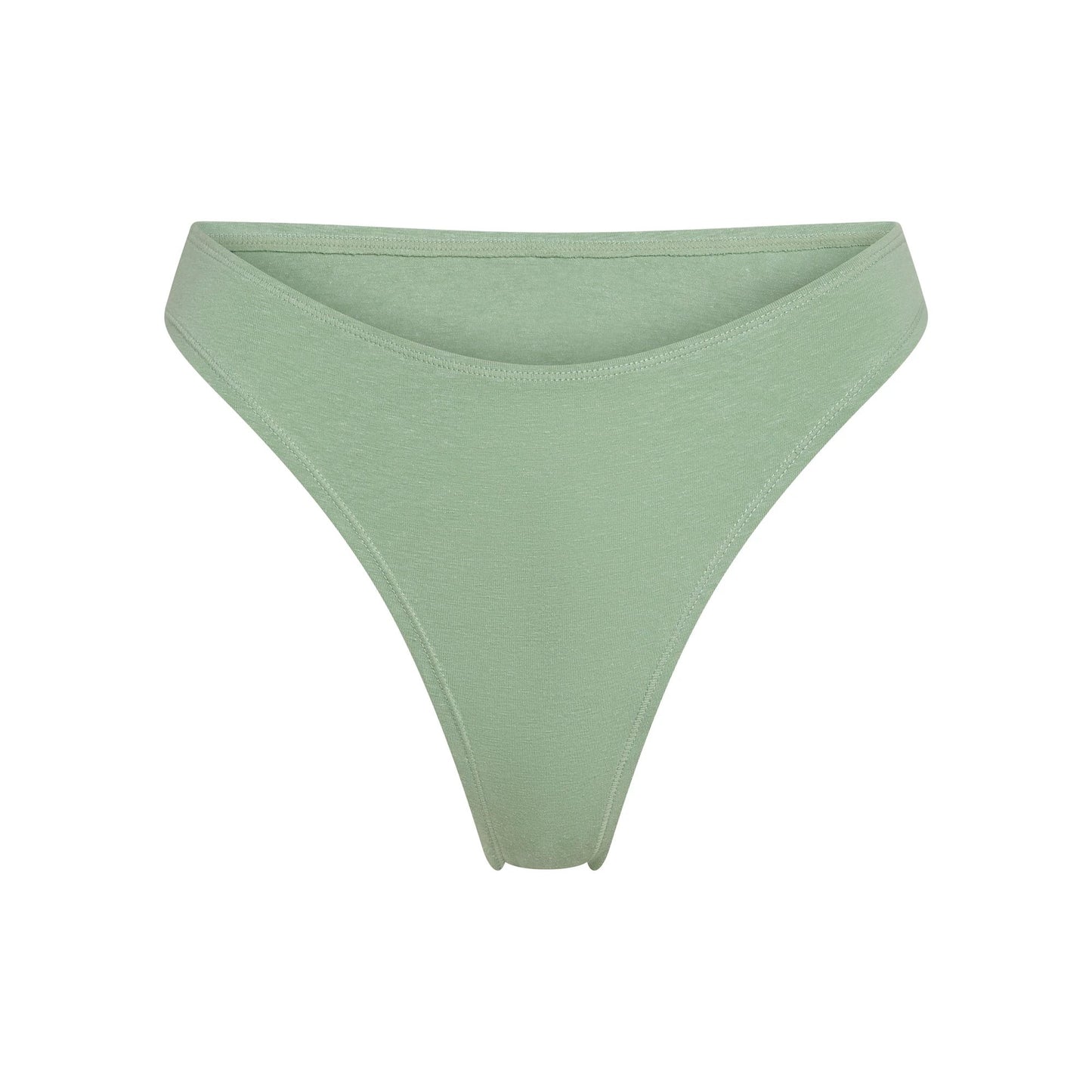 Organic Hemp Thong - Natural Breathable Comfort with Antimicrobial Properties in Matcha Green by Net Positive