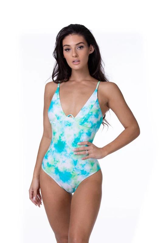 TIE DYE ONE PIECE SWIMSUIT by Beach Joy Bikini