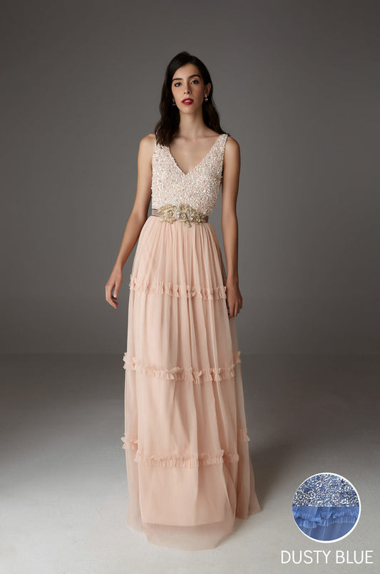 LIA MAXI DUSTY BLUE