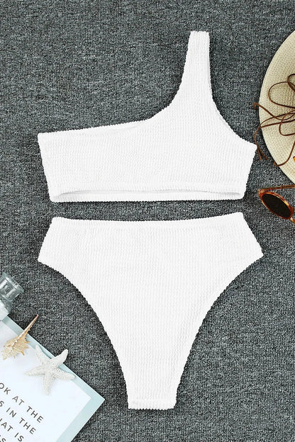 Single Shoulder Bikini Set by Trendsi