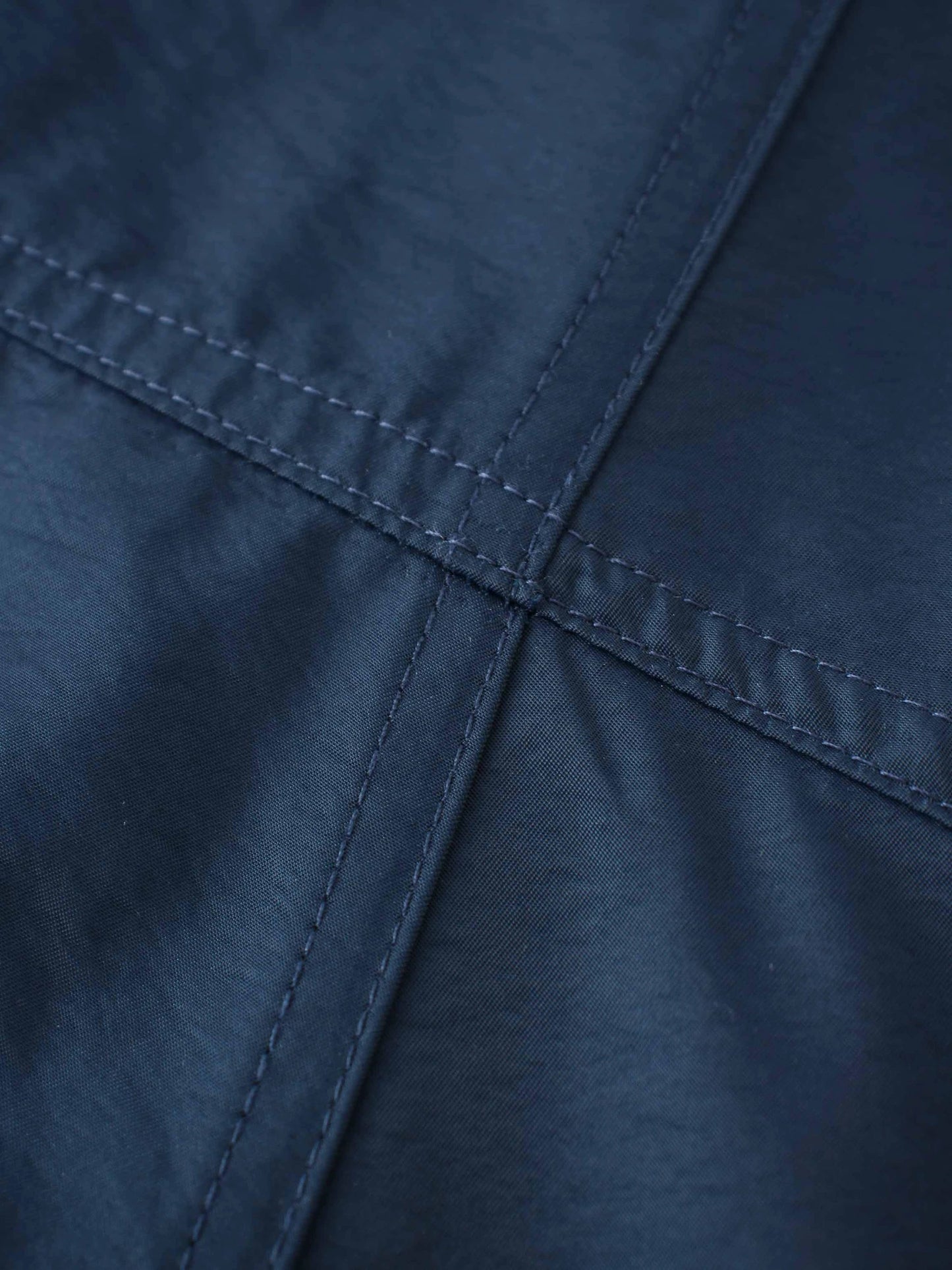 Taffeta Yoke Skirt-Navy by MIRAGE