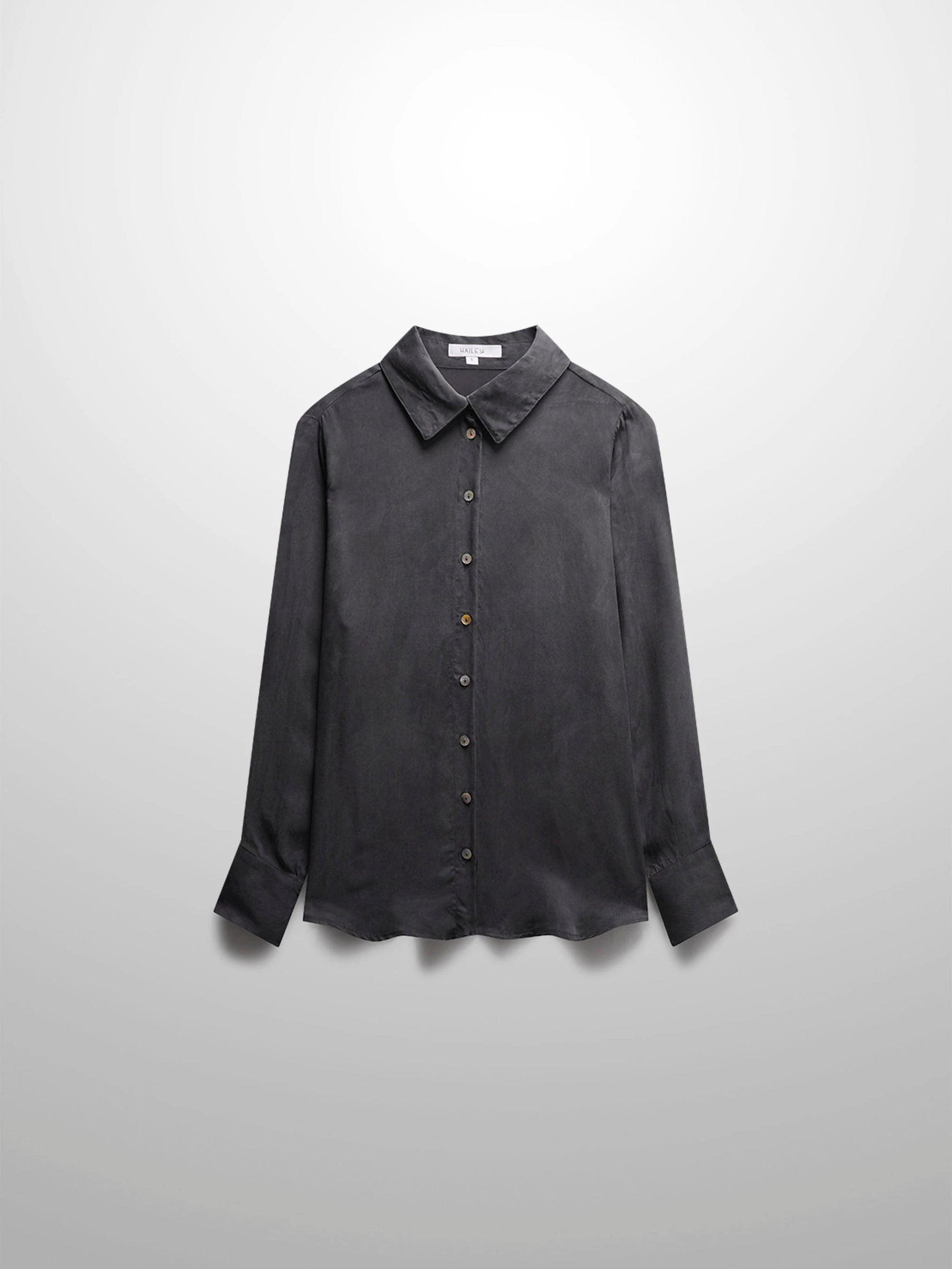 Cupro Blouse-Grey by Hailey