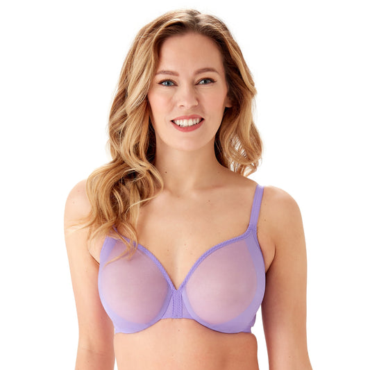 Gossard Glossies Violet Sheer Mesh Molded Bra