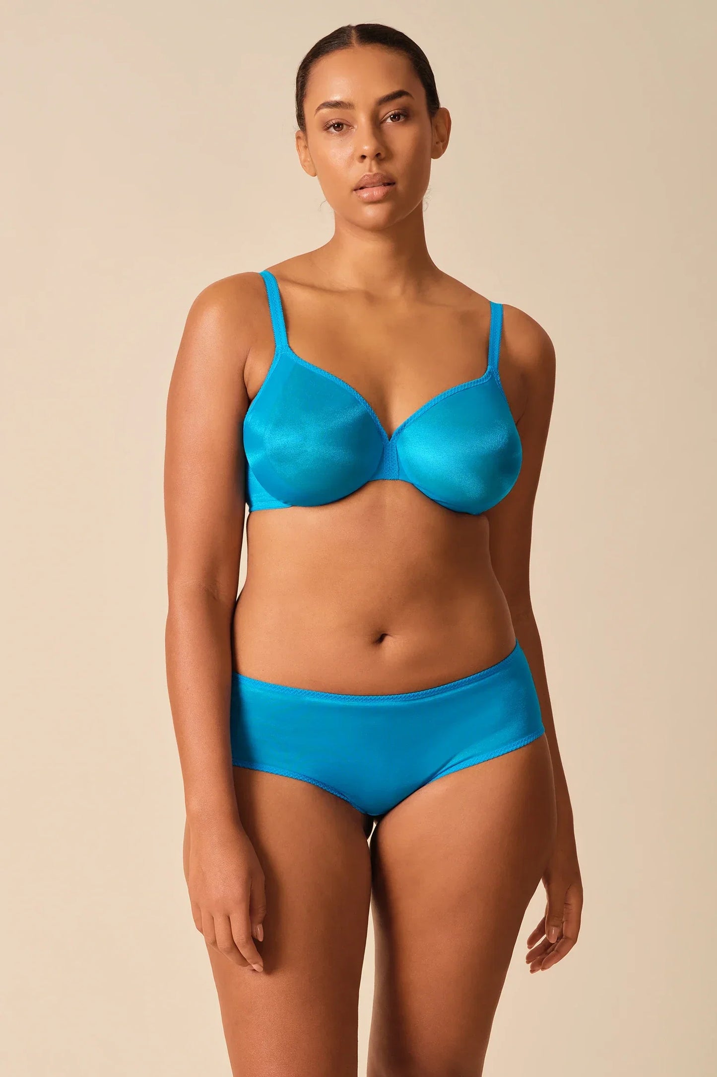 Gossard Glossies Atomic Blue Sheer Shorts