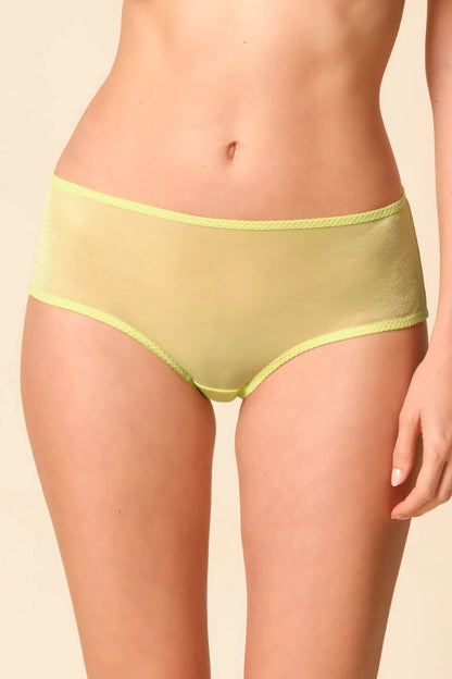 Gossard Glossies Sunny Lime Sheer Shorts by Gossard Lingerie