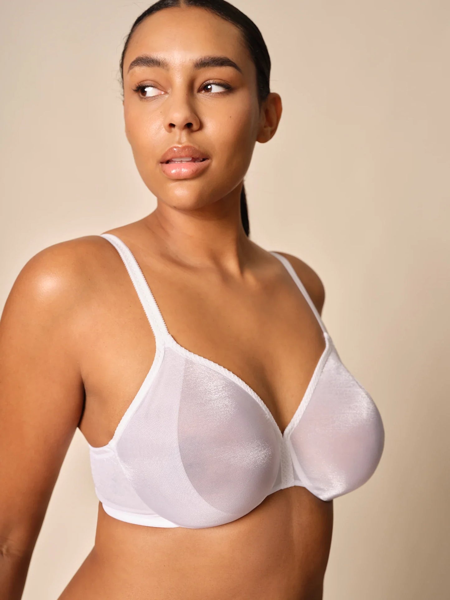 Gossard Glossies White Sheer Molded Bra