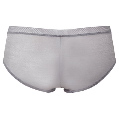 Gossard Glossies Silver Sheer See Through Shorts Panty