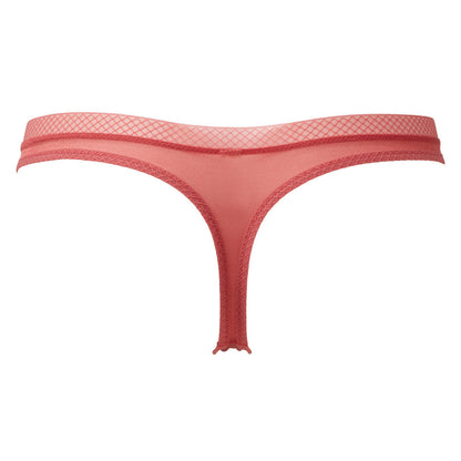 Gossard Glossies Raspberry Sorbet Sheer See Through Thong Panty