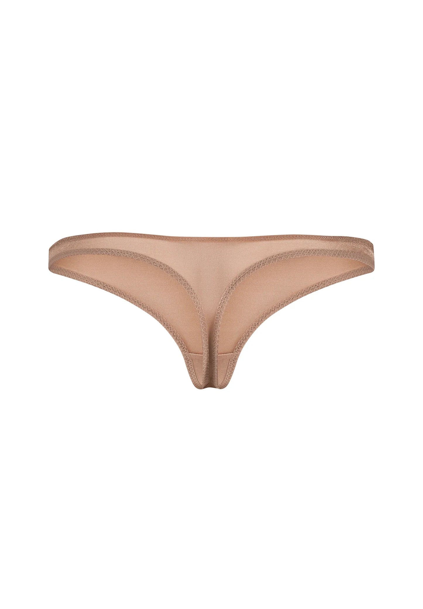 Gossard Glossies Nude Sheer See Through Thong Panty-4