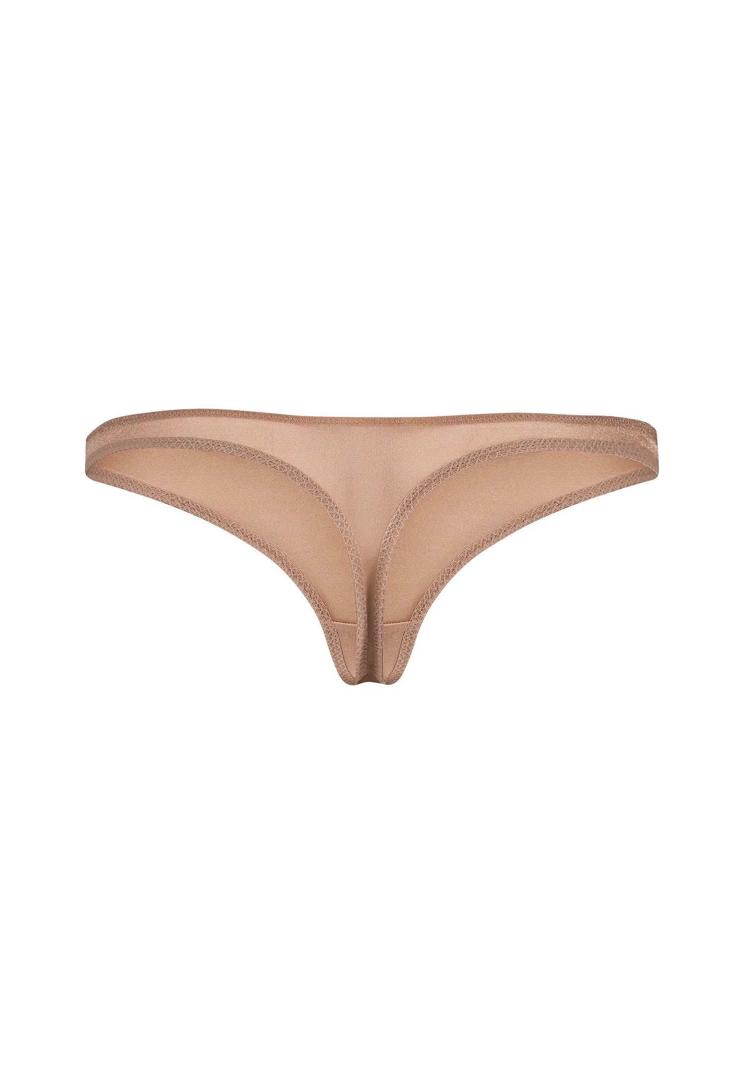 Gossard Glossies Nude Sheer See Through Thong Panty-4