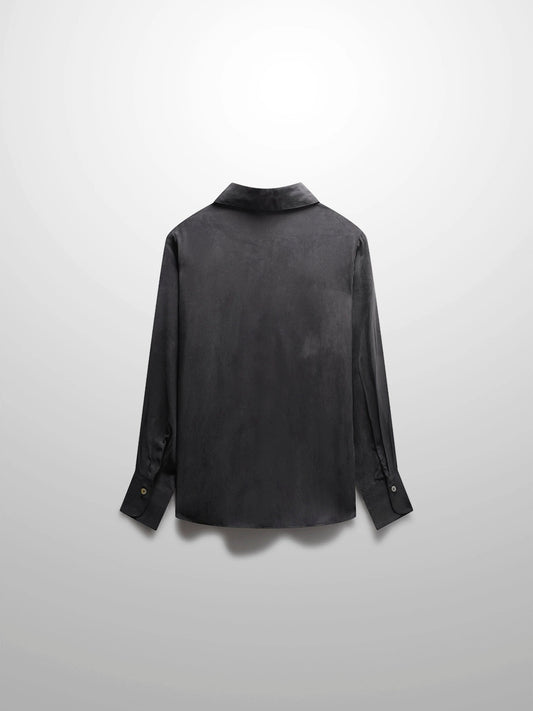 Cupro Blouse-Grey by Hailey