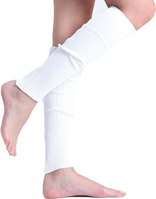 1 Pair Women's Knitted Leg Warmers for Cold Weather 21 Inches Long by AWS/American Made