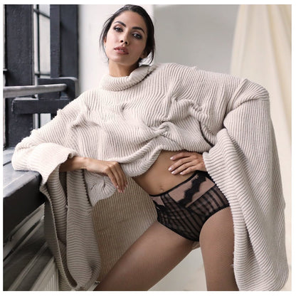 Unikat Stefani Sheer See Through High Waist Brief Panty