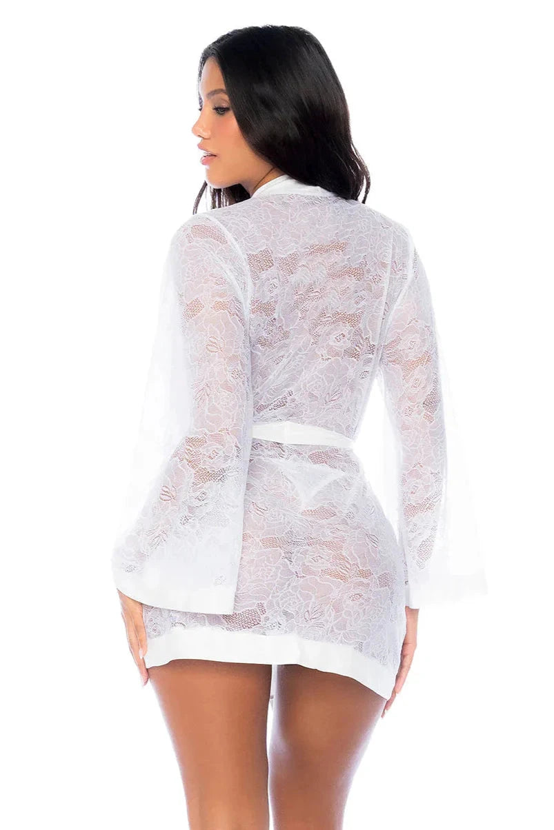 Romantic Lace Robe Mapale Isla Belle by Mapale Lingerie