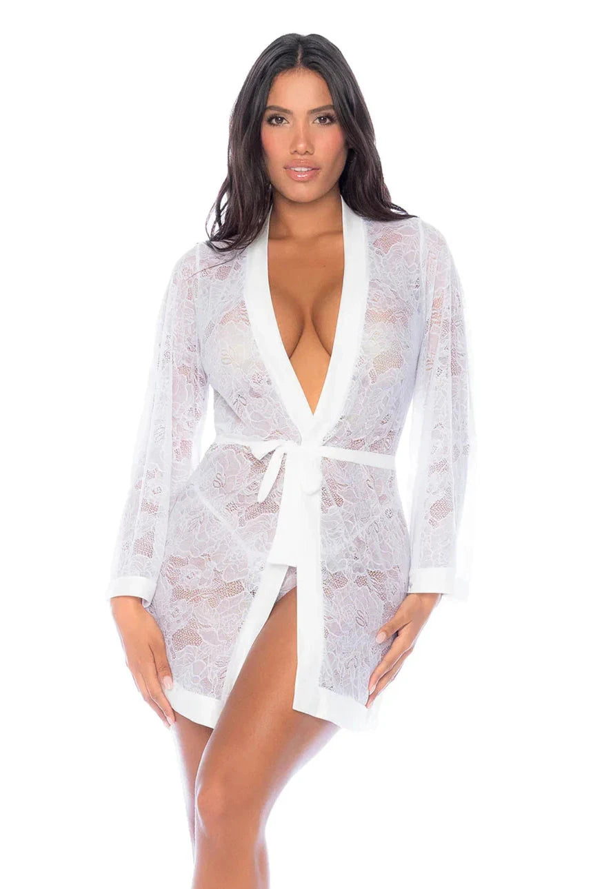 Romantic Lace Robe Mapale Isla Belle by Mapale Lingerie