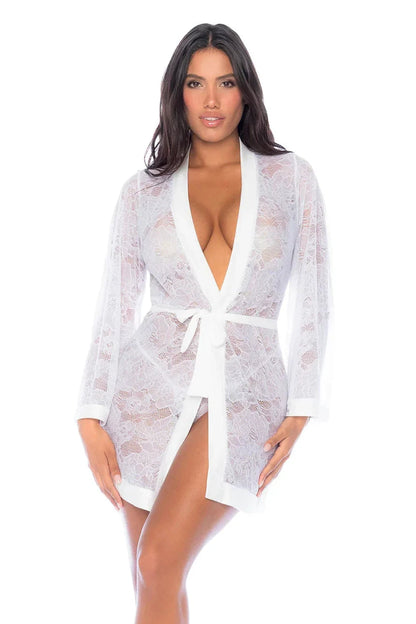 Romantic Lace Robe Mapale Isla Belle by Mapale Lingerie