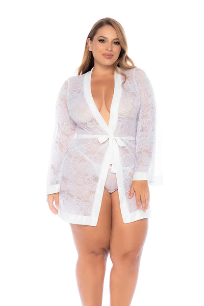 Romantic Lace Robe Mapale Isla Belle by Mapale Lingerie