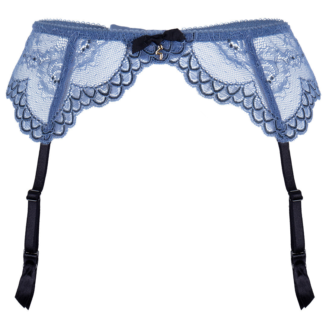Gossard Superboost Lace Moonlight Blue Garter Belt