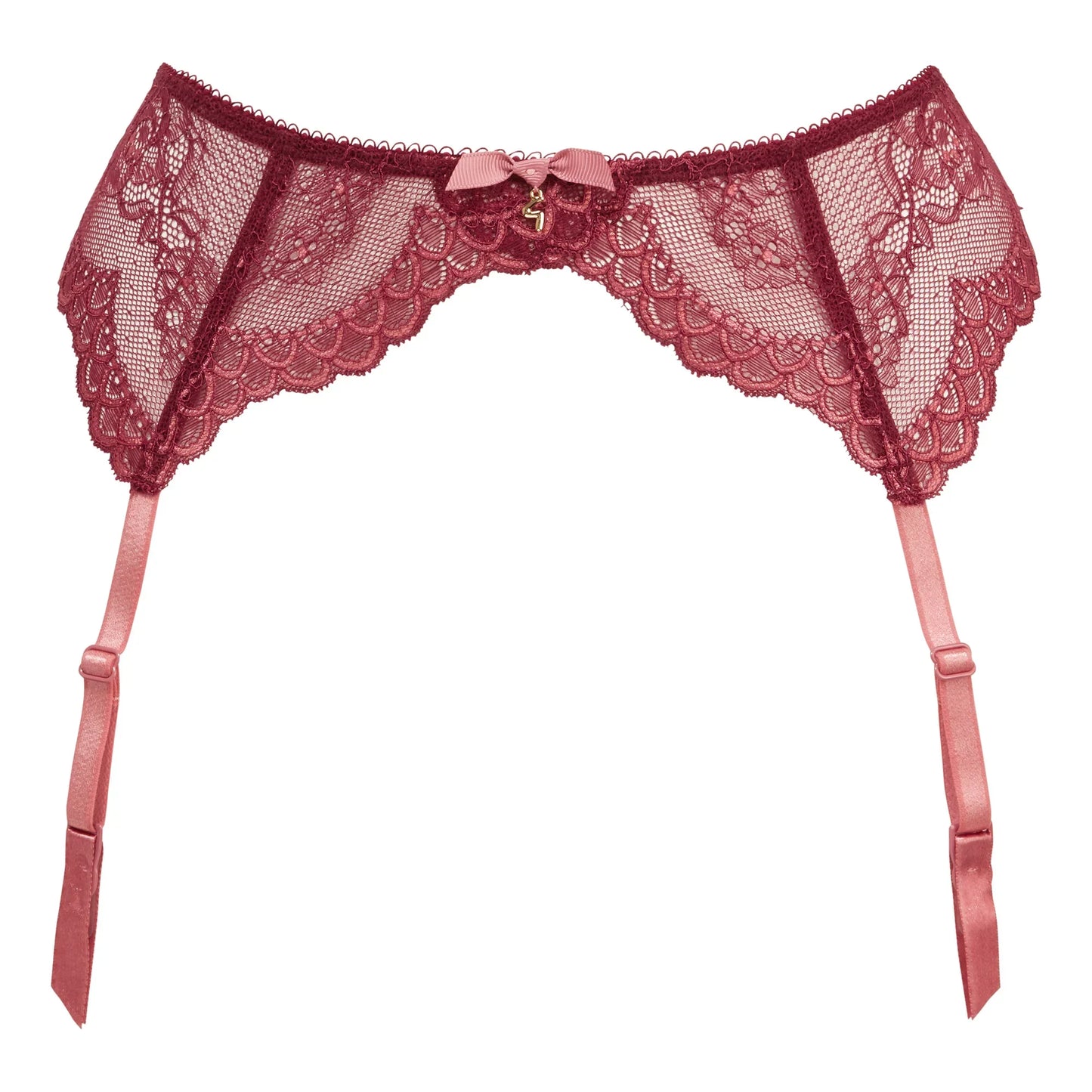 Gossard Superboost Lace Raspberry Sorbet Garter Belt