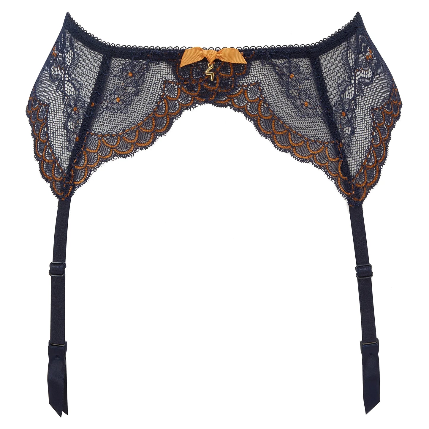 Gossard Superboost Lace Midnight Blue Garter Belt