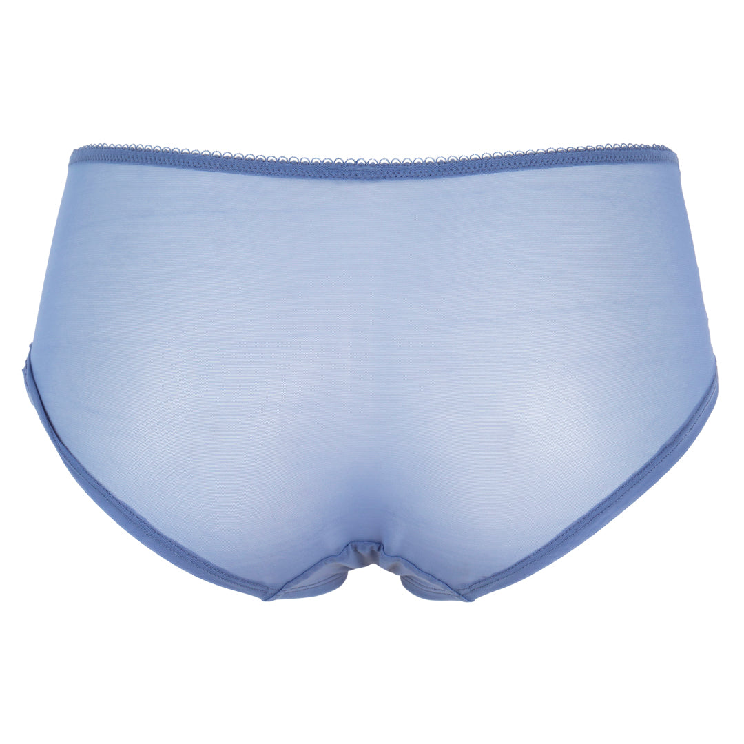 Gossard Superboost Lace Moonlight Blue Sheer Shorts Panty