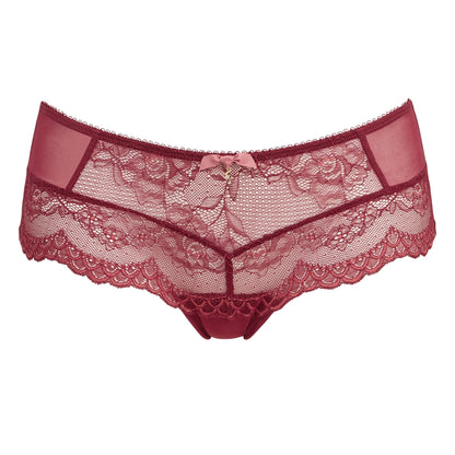 Gossard Superboost Lace Raspberry Sorbet Sheer Shorts Panty