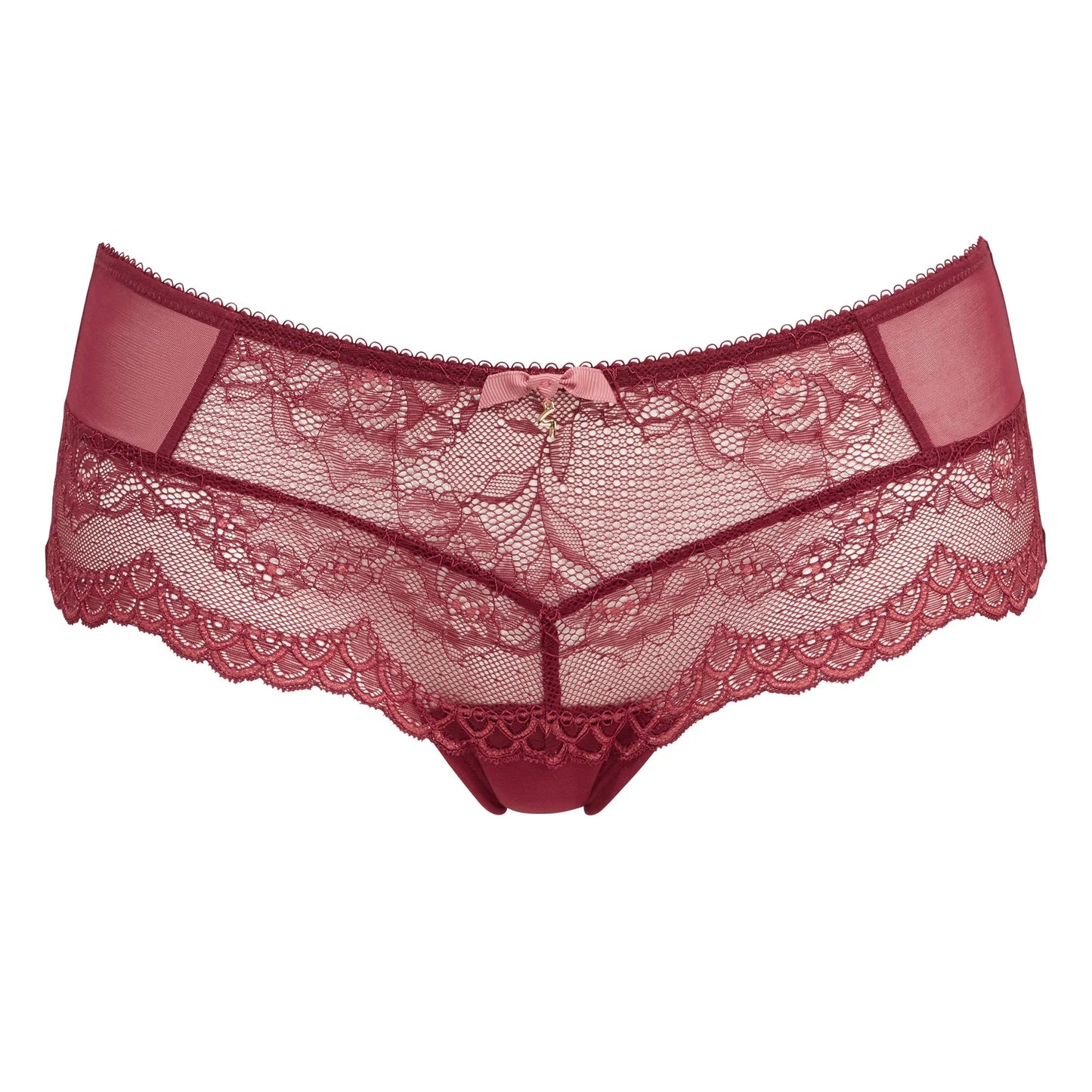 Gossard Superboost Lace Raspberry Sorbet Sheer Shorts Panty