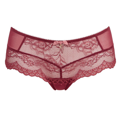 Gossard Superboost Lace Raspberry Sorbet Sheer Shorts Panty