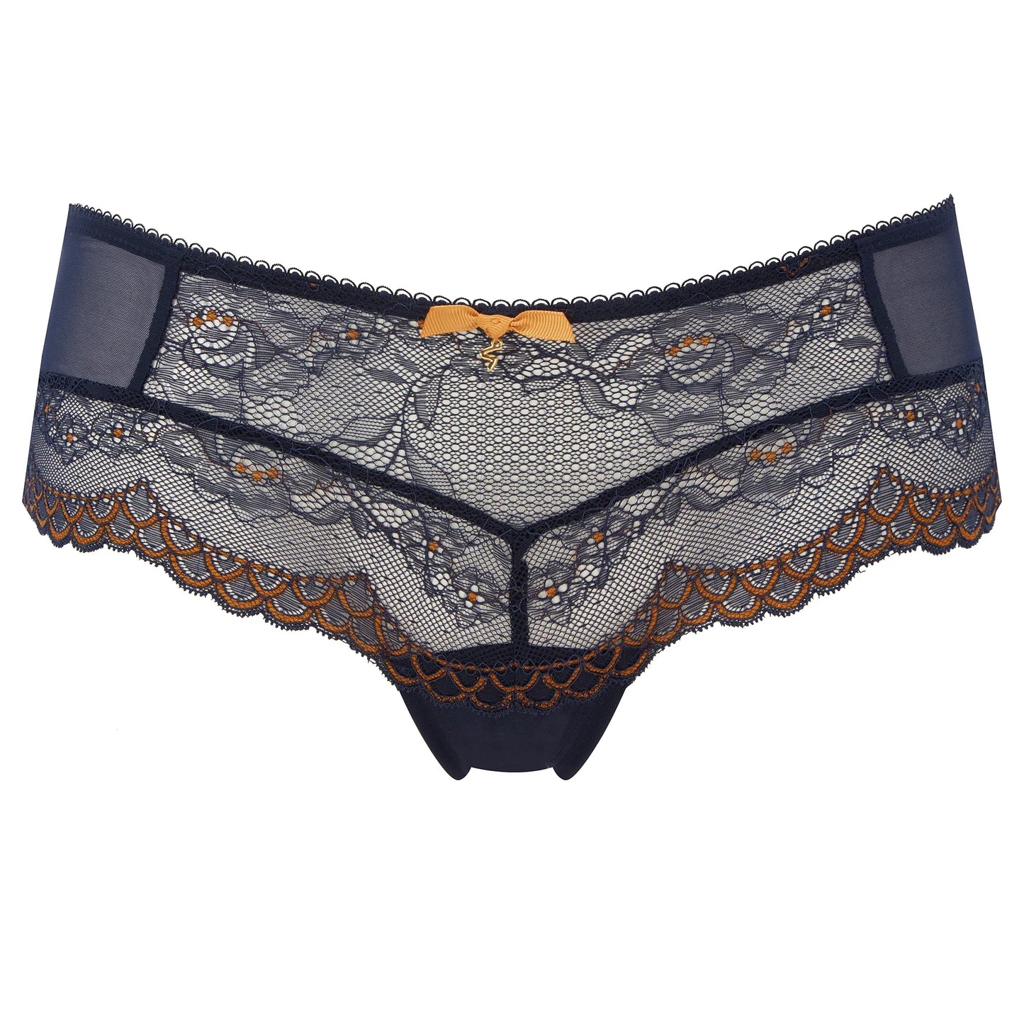 Gossard Superboost Lace Midnight Blue Sheer Shorts Panty-2