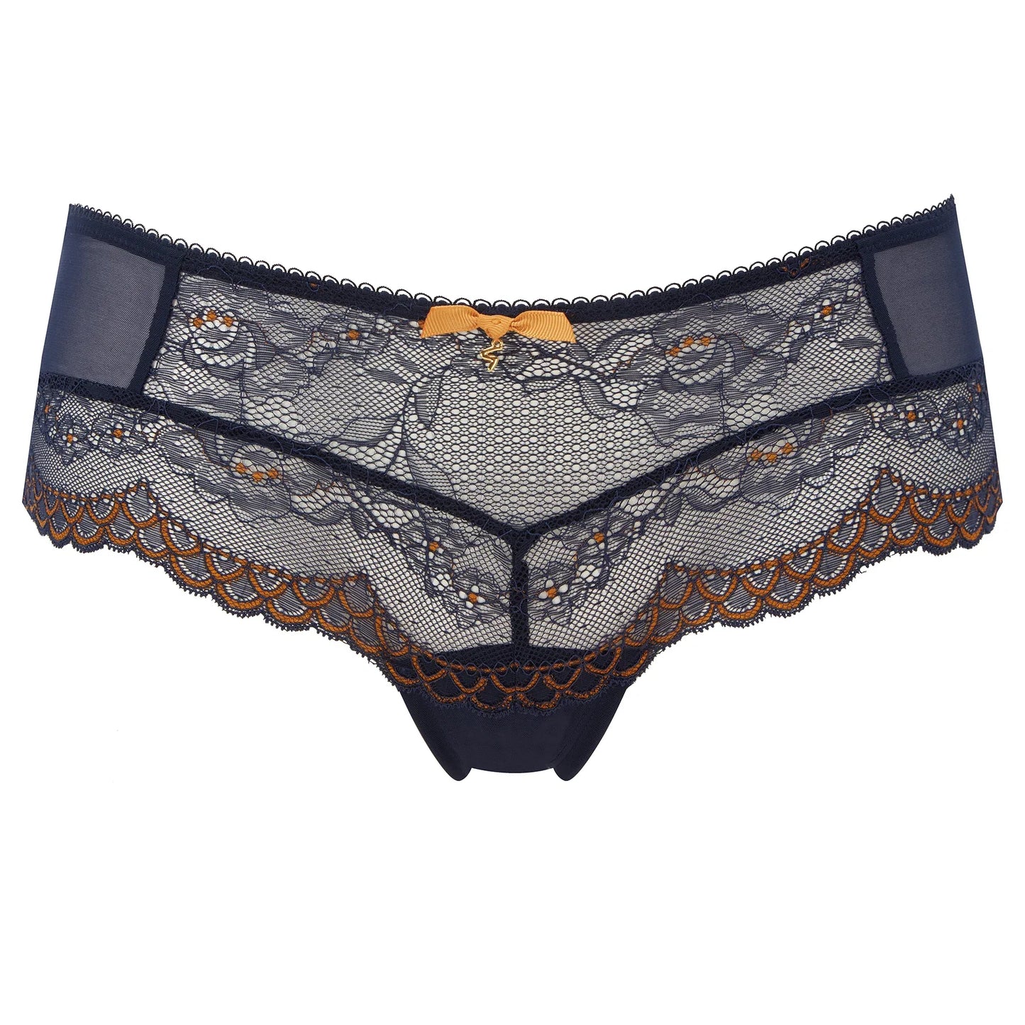 Gossard Superboost Lace Midnight Blue Sheer Shorts Panty