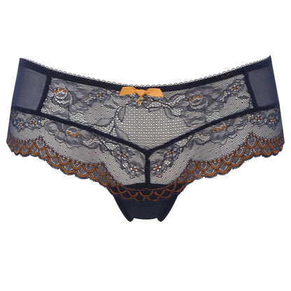 Gossard Superboost Lace Midnight Blue Sheer Shorts Panty