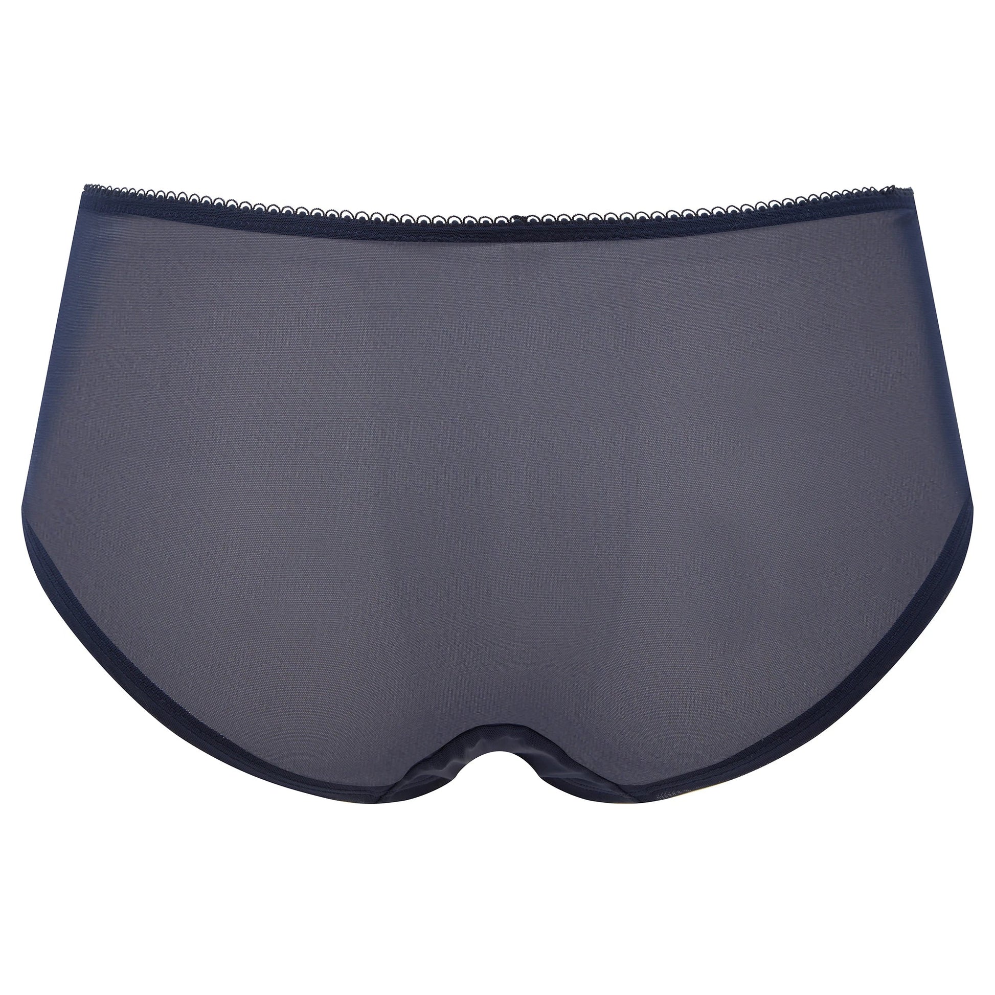 Gossard Superboost Lace Midnight Blue Sheer Shorts Panty-3