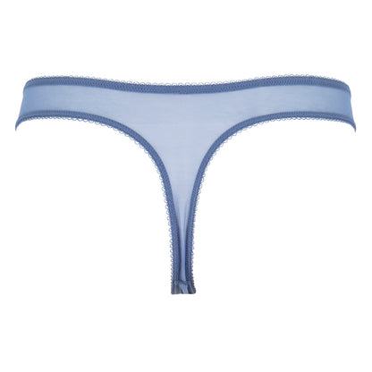 Gossard Superboost Lace Moonlight Blue Sheer Thong Panty
