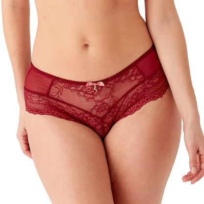 Gossard Superboost Lace Raspberry Sorbet Sheer Shorts Panty