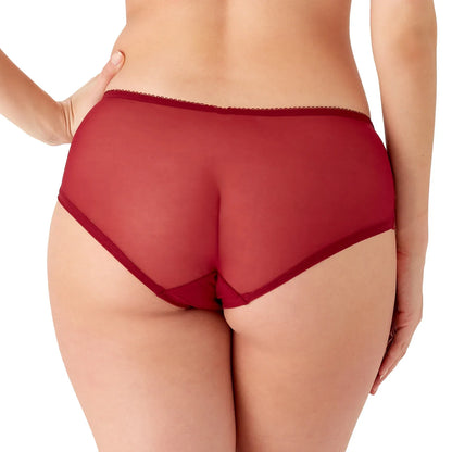 Gossard Superboost Lace Raspberry Sorbet Sheer Shorts Panty