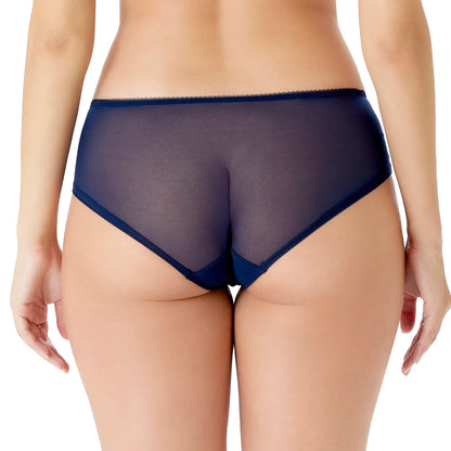 Gossard Superboost Lace Midnight Blue Sheer Shorts Panty